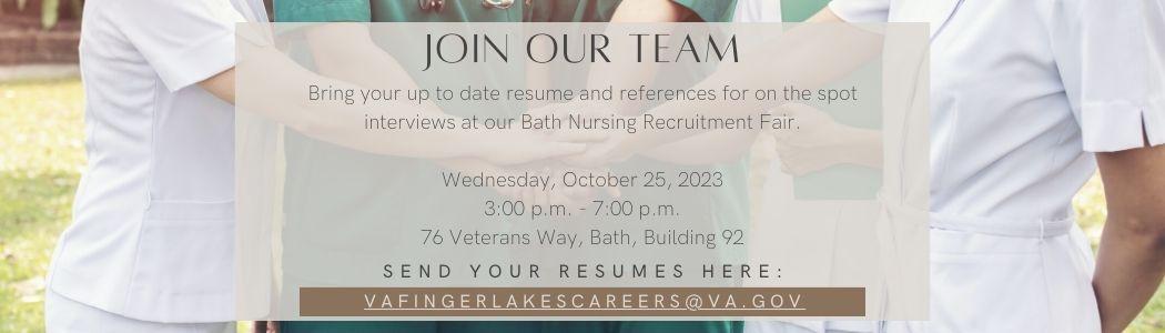 join our team image with career fair info