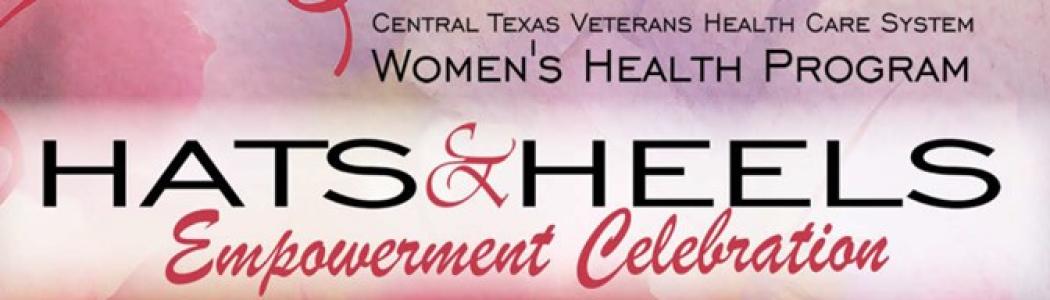 Banner image for women Veteran Hats & Heels event.