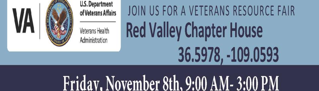 Red Valley Veterans Health Claims and Resource Fair Flyer