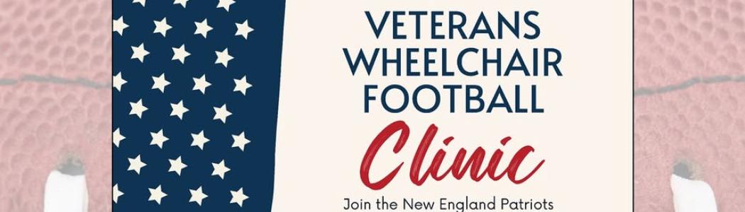 Veterans wheelchair football clinic 1:00 p.m. Jan. 24, 2025, bldg. 23, Brockton VA, 940 Belmont St. Register: https://form.jotform.com/242944519669068