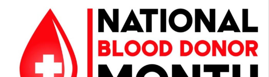 January is National Blood Drive Month