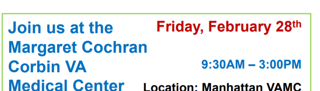 Flyer for MHV login change office hours in NY