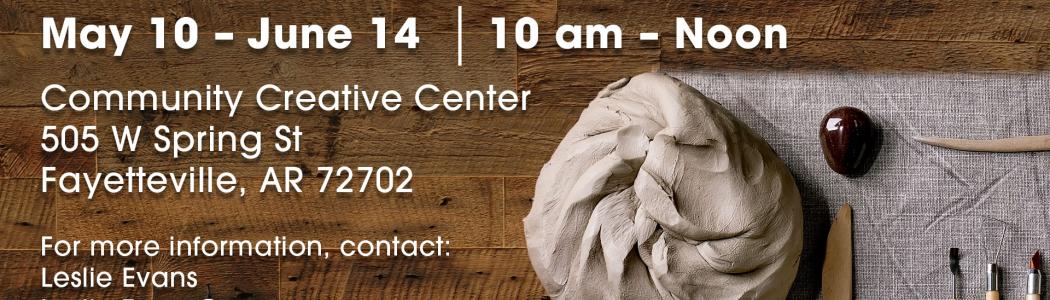 "Painting Classes for All Veterans" and "Handbuilding Clay Class for Women Veterans" will both be held May 10 - June 14 from 10 am - Noon. 