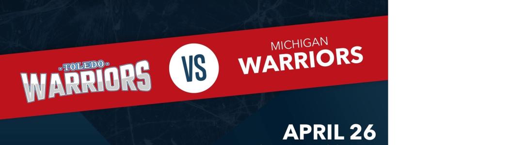 Toledo Warriors game flyer