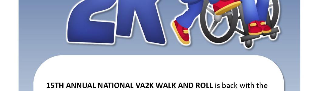 15TH ANNUAL NATIONAL VA2K WALK AND ROLL is back with the goal of promoting health and wellness, and supporting homeless Veterans.
