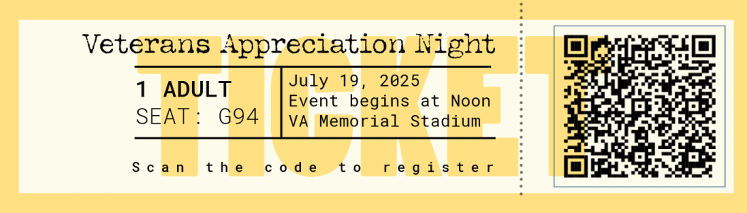 Ballfield ticket art