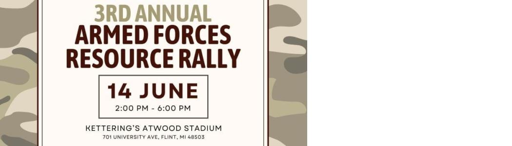 Armed Forces Resource Rally Flyer