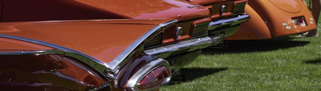 Cars at a car show