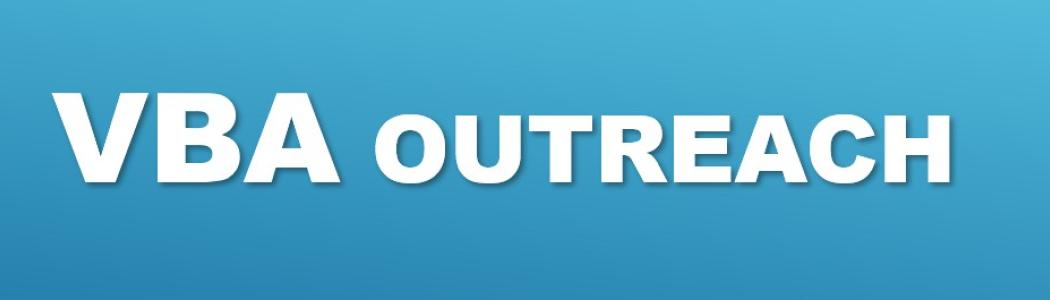 VBA Outreach banner