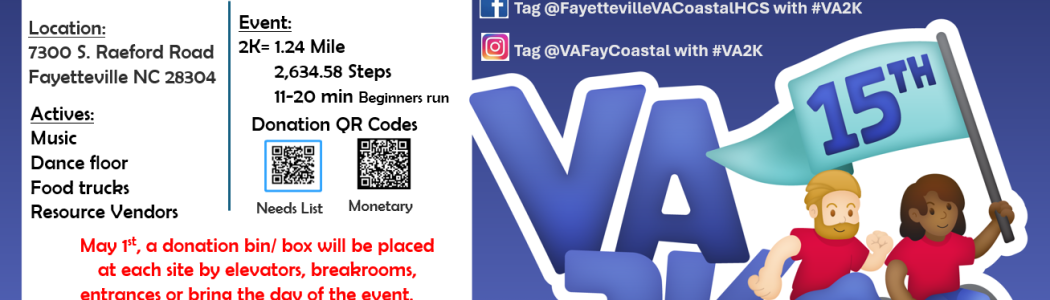 Annual VA2k Walk Run Roll Event May 21