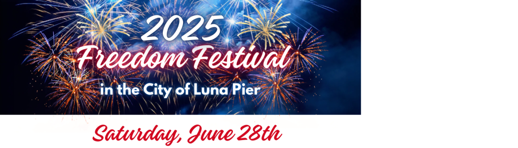 Luna Pier Freedom Festival flyer