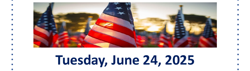 VA Boston service to celebrate the lives of Veterans who left us in the past year, June 24, 2025 at 1:00 p.m., Brockton VA campus chapel, bldg. 24.