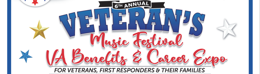 Flyer: Veteran's Music Fest, Benefits & Career Fair, 10:00 a.m. - 2:00 p.m. Saturday, July 19, 2025, Pageant Field, 1 Merrymount Pkwy, Quincy, Mass.