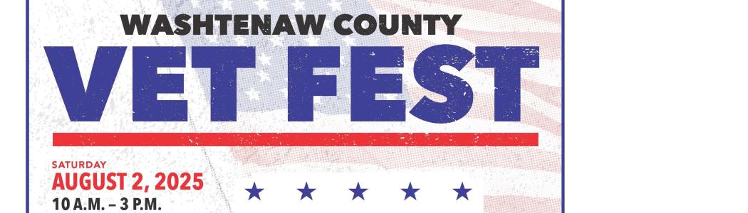 Washtenaw County Vet Fest Flyer