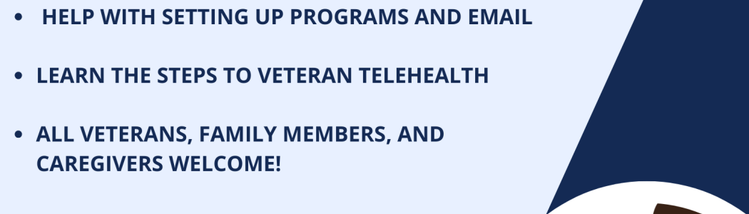 Join us Friday, June 27 from 1:30 to 4:00 PM at the Veterans Healing Farm for a free community event:
Veterans Gateway to Telehealth