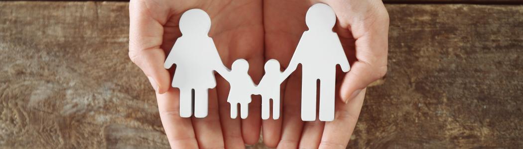 holding paper family