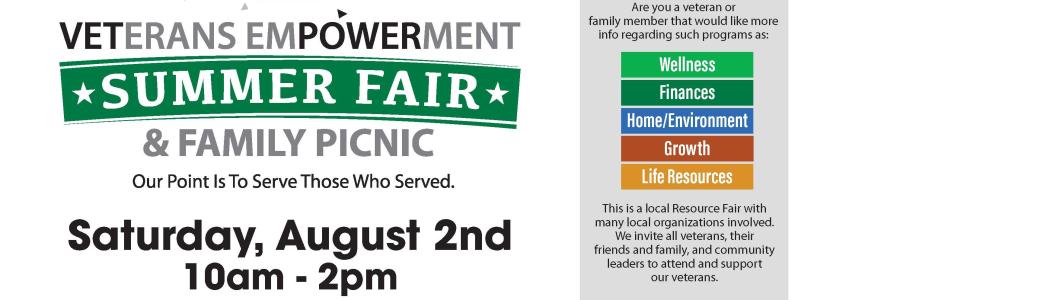 Veterans Empowerment Summer Fair & Family Picnic flyer