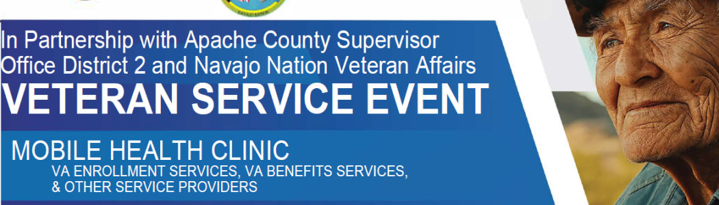 Veterans Services Event in at the Apache County District 2 Ganado Office on August 5, 2025.