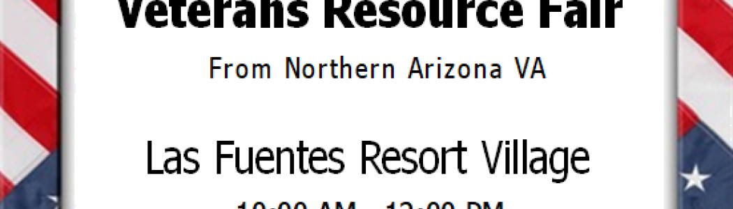Veterans Services Event taking place at Las Fuentes Resort Village in Prescott on October 23, 2025.