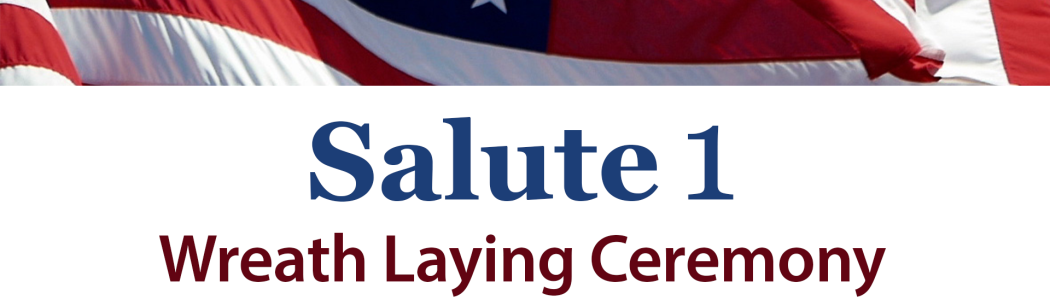 Salute I wreath laying ceremony at Veterans Park in Coatesville. 