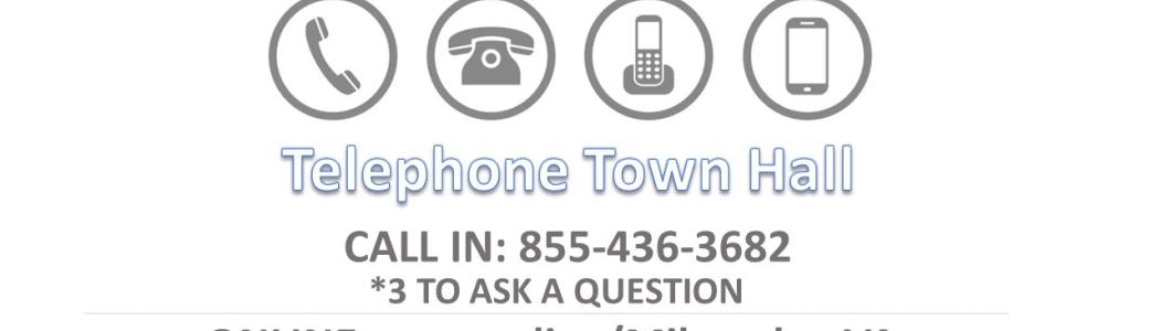 Women's Health telephone town hall banner