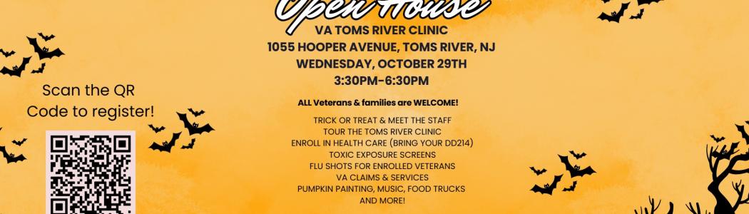 Trick or Treat Open house Toms river flier