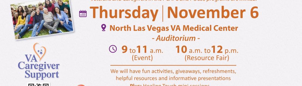 National Family Caregiver Month Event and Resource Fair November 6.