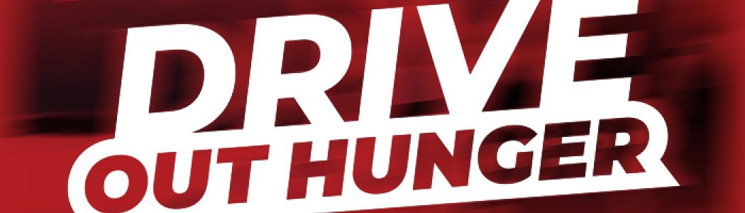 Drive out Hunger event banner graphic