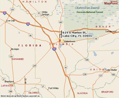 Lake City VA Medical Center map