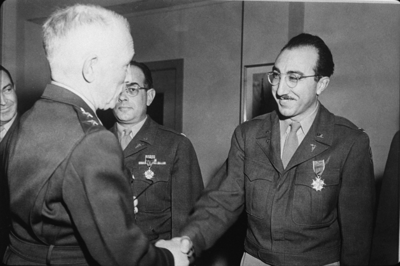 Dr. Michael E. DeBakey earned the Legion of Merit in 1945.