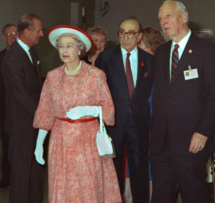 Dr. DeBakey and Queen Elizabeth