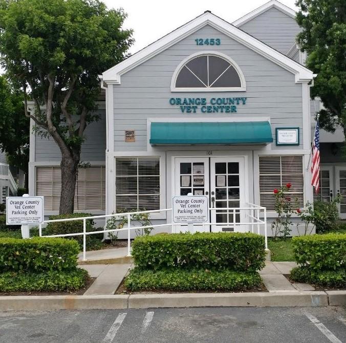 Picture of front entrance to the Vet Center