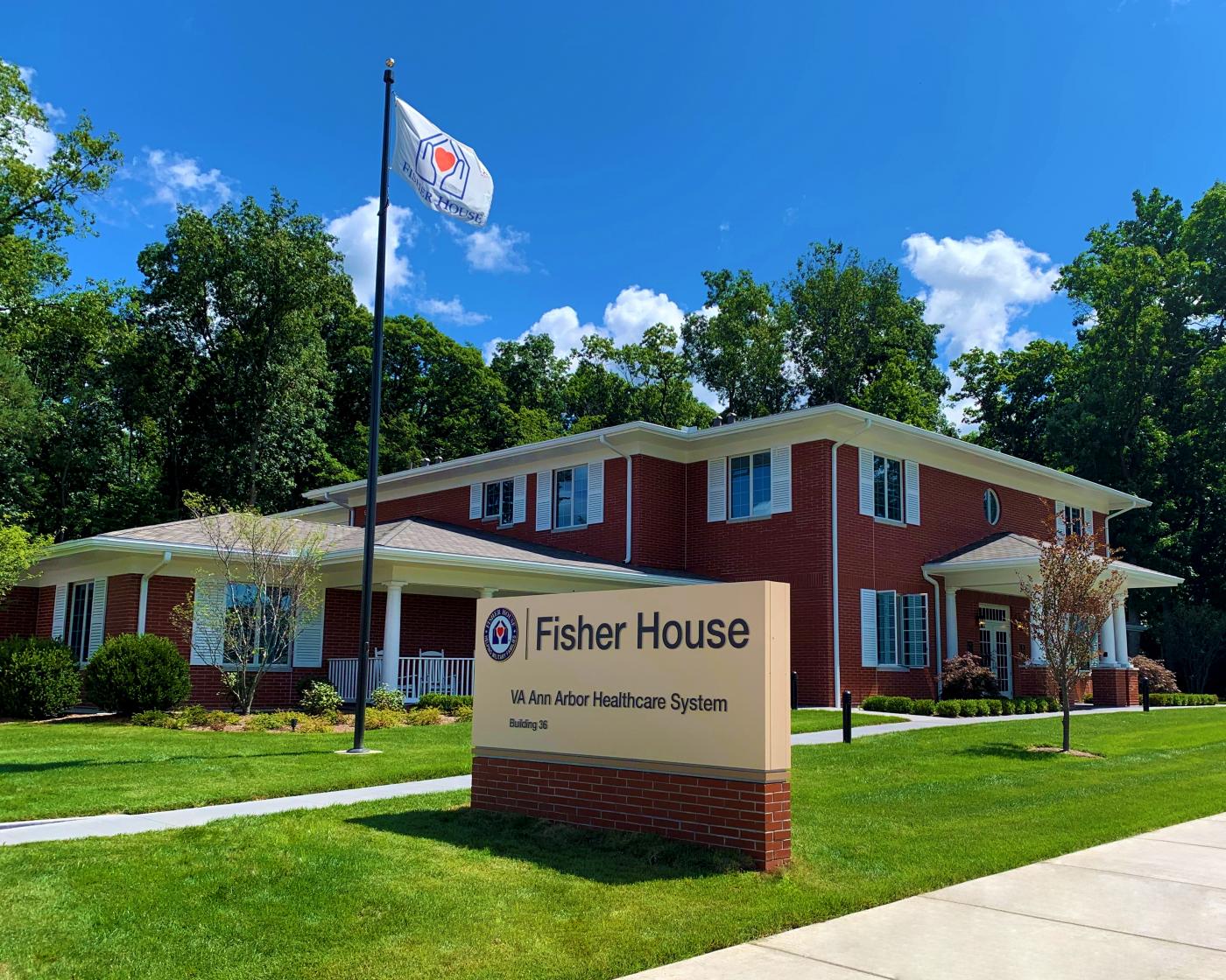front of Fisher House