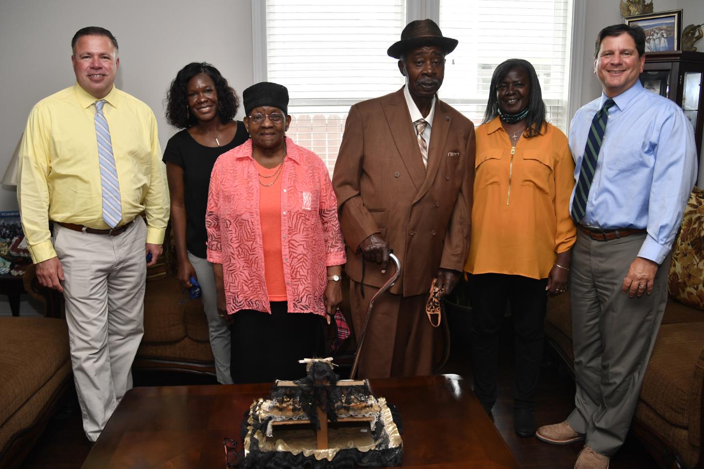 A photo of one of many Medical Foster Home families within the Ralph H. Johnson Health Care System.