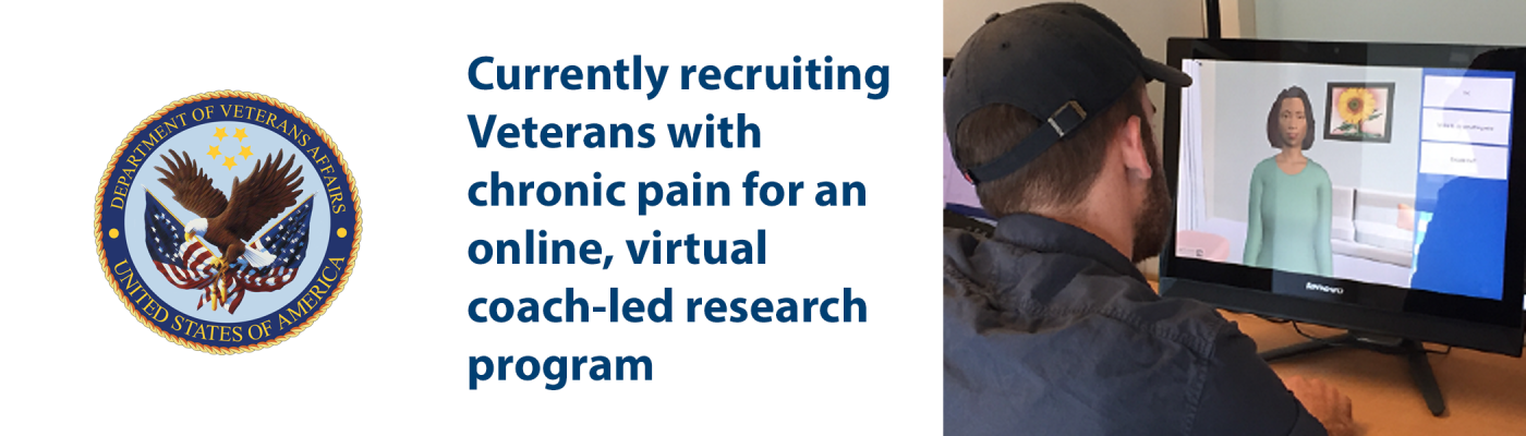 Graphic banner ad for chronic pain study