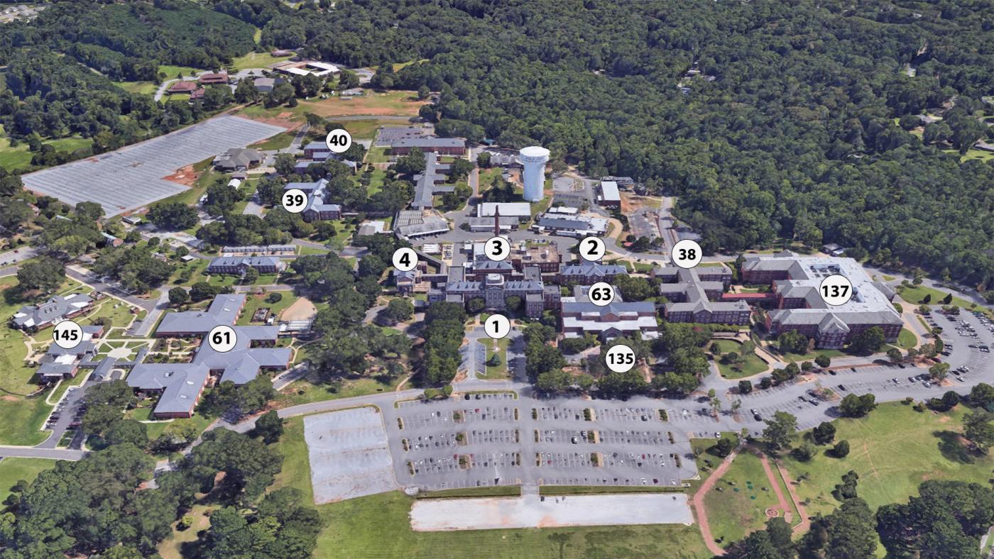 Tuscaloosa VA Campus Map