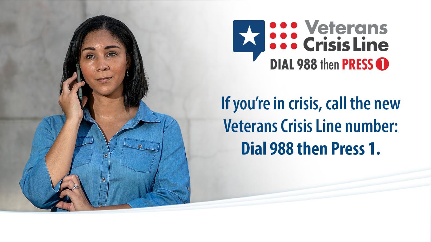 Veterans Crisis Line new number