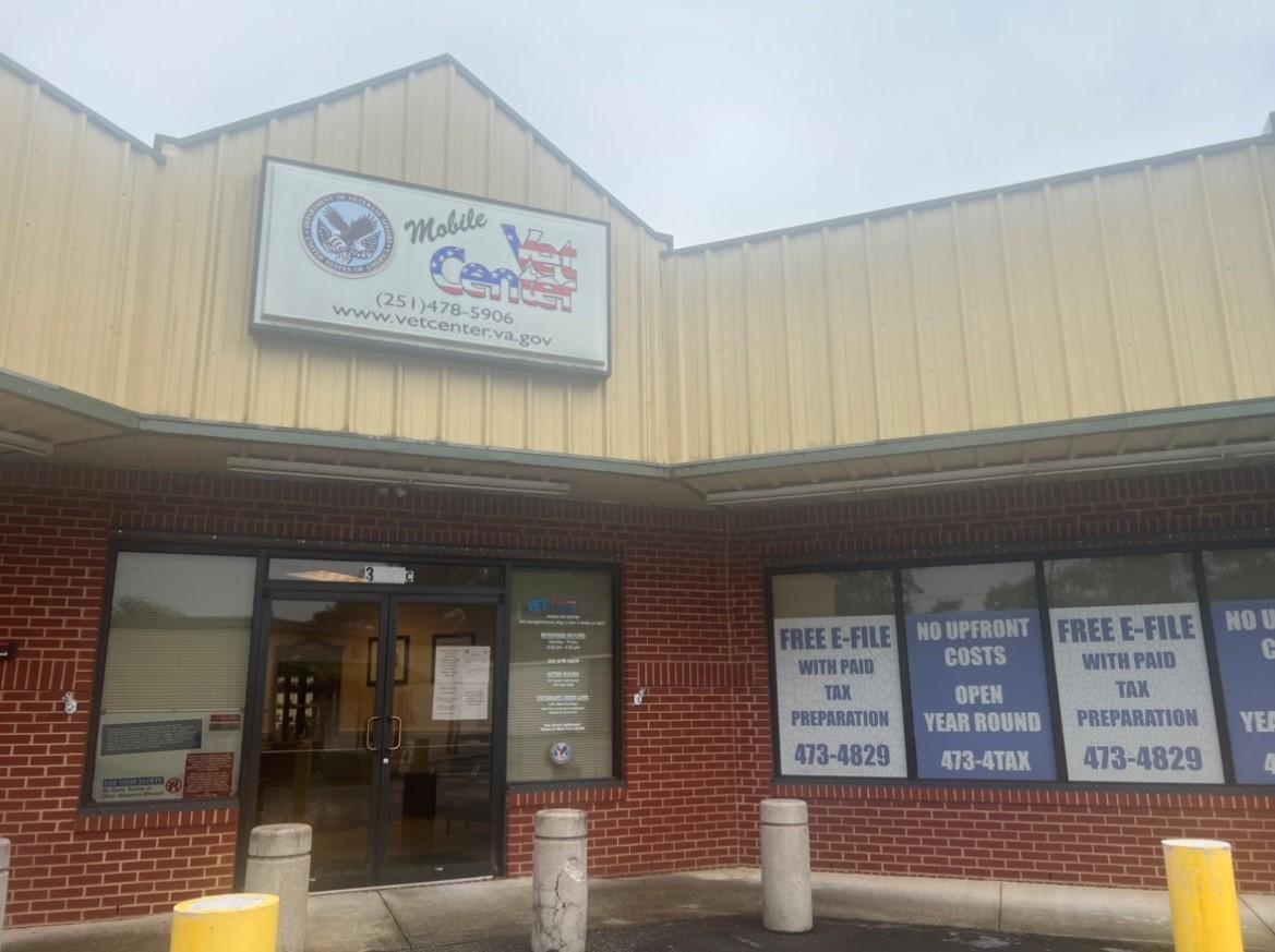 Entrance of Mobile Vet Center