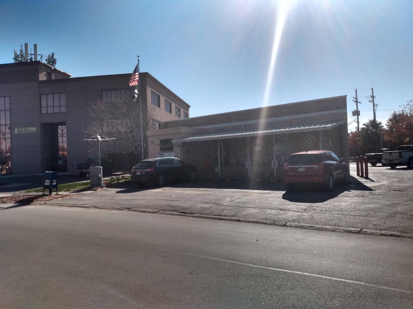 Omaha American Legion Post #1 front entrance