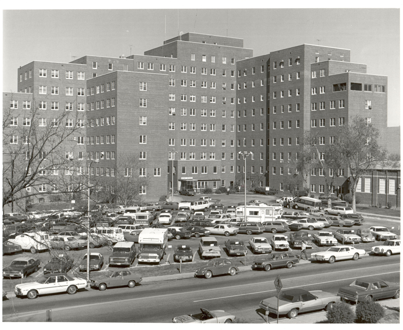 Building 1, South Elevation, Mid-1960s. This portion of the building was completely obscured by additions in the 1980s.