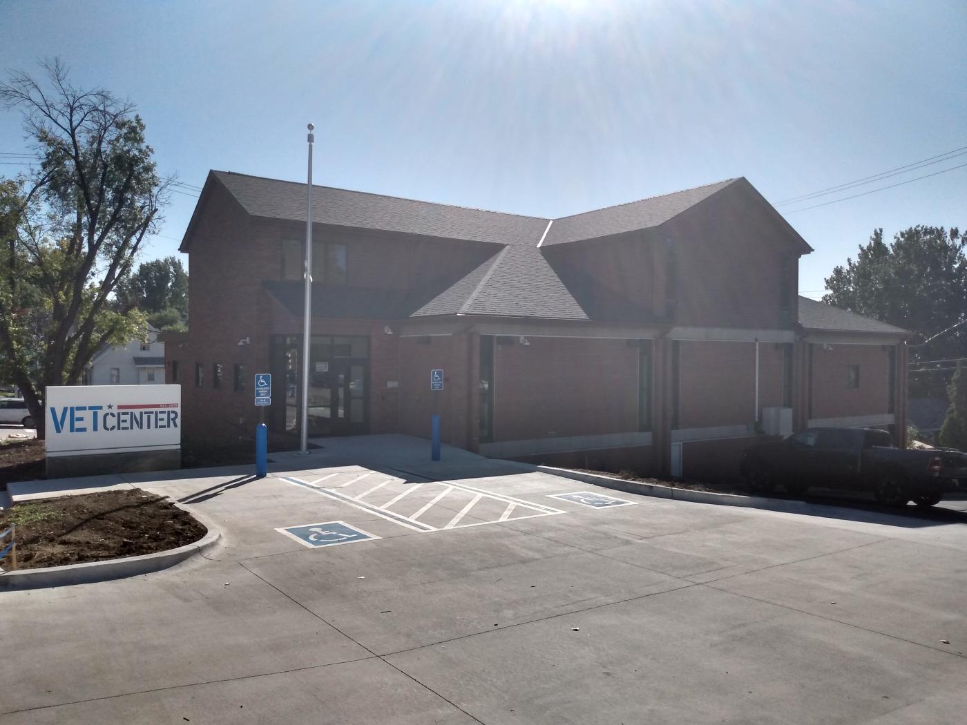 North façade of the Omaha Vet Center