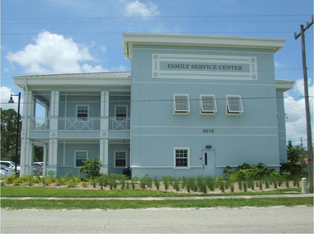 Street view of the Family Service Center