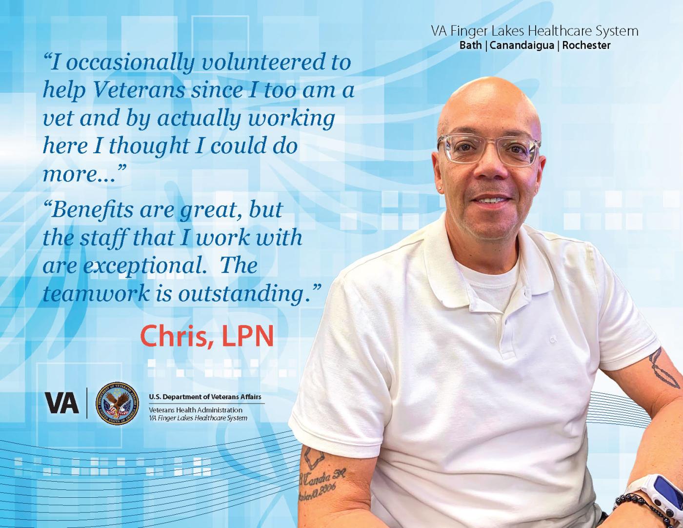 Chris, LPN testimony