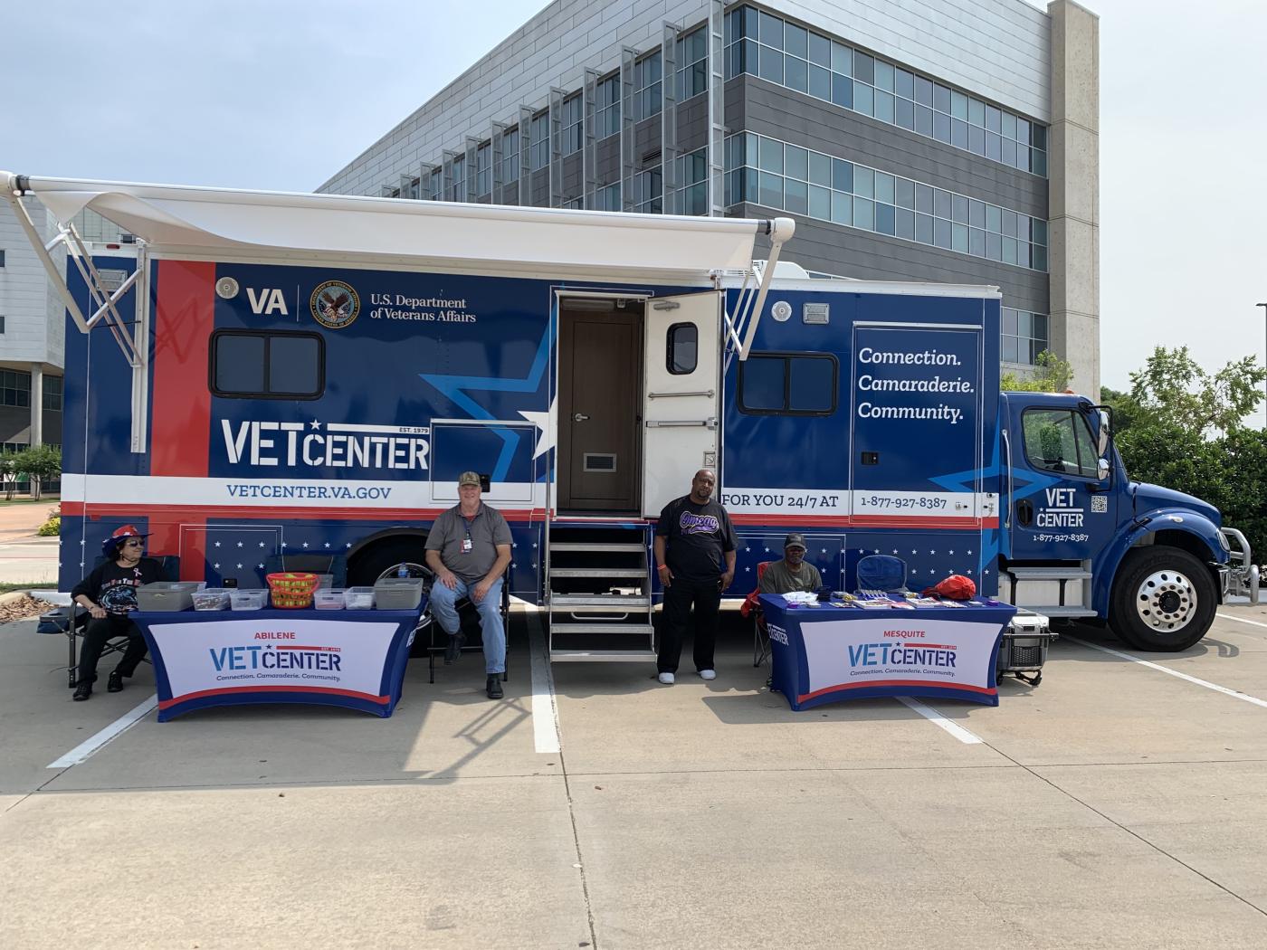 Description Abilene Mobile Vet Center (MVC). Used for outreach in Rural communities covering 86 Counties in Texas and Deployable for declared natural disasters providing outreach and VA assistance to Veterans and their families in time of need.