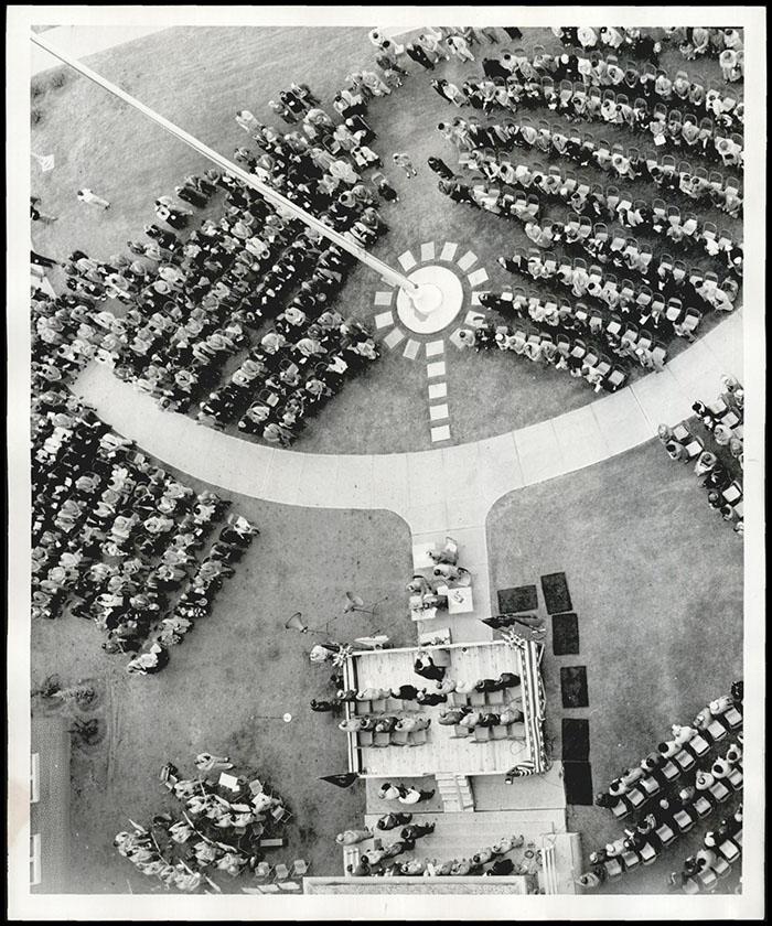 Dedication of Veterans hospital, October 4, 1953. Source: Oklahoma Historical Society.