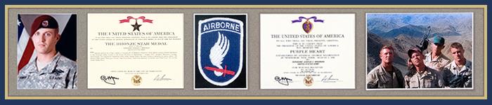 collage of awards