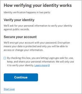 Login.gov identity verification process: How verifying works