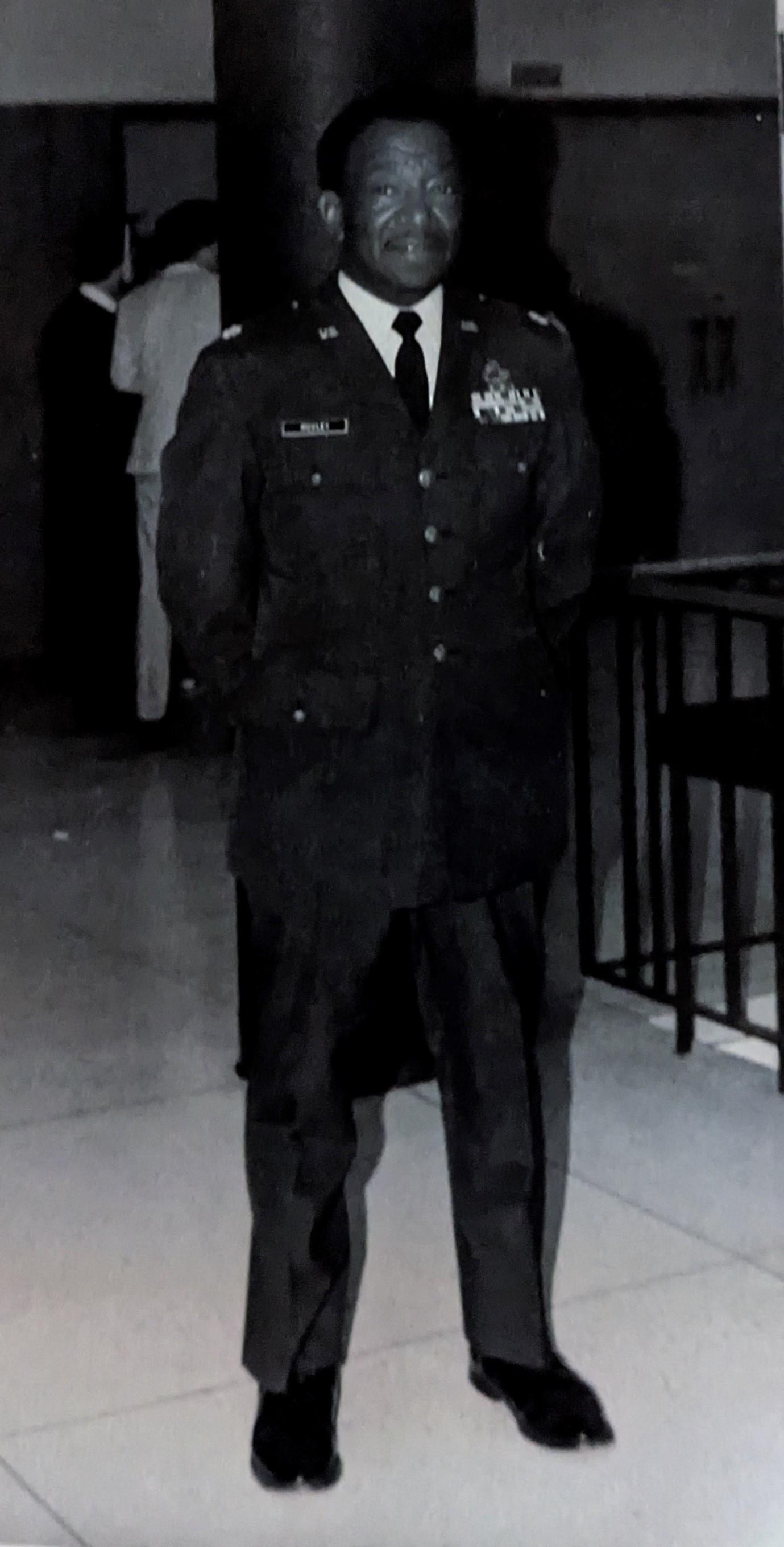 older Mosley in uniform