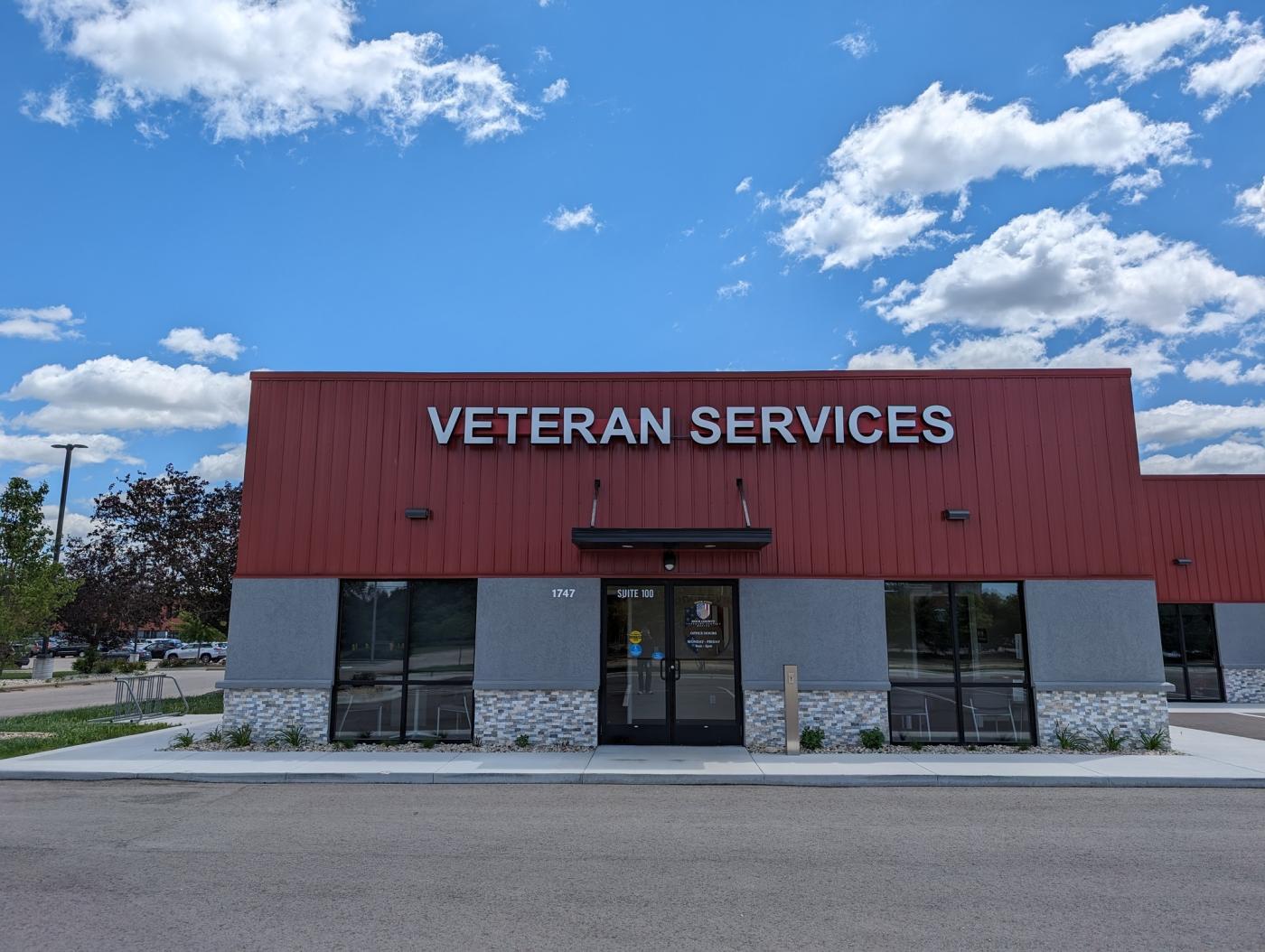 Main entrance for Rock County VSO Lobby.