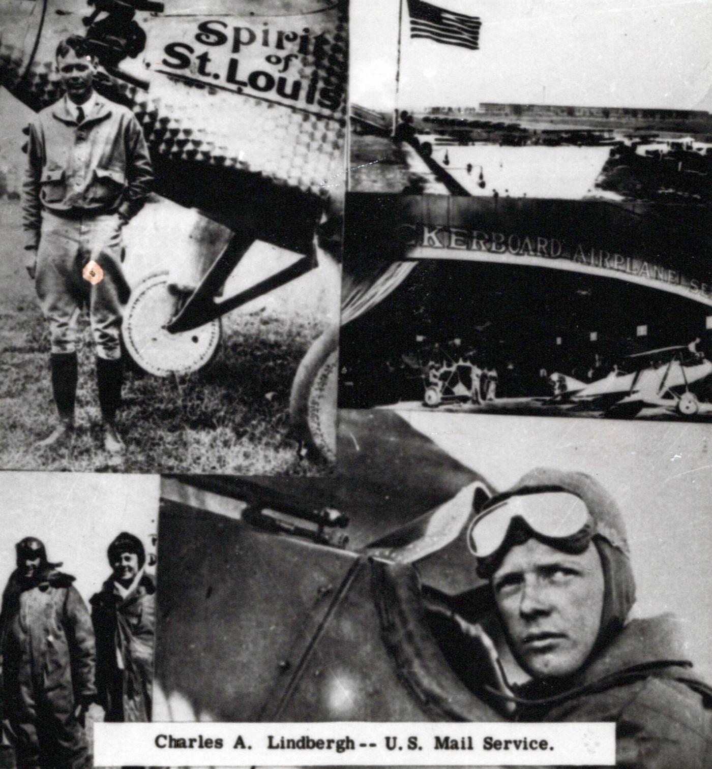 Historic Charles Lindbergh flight photos